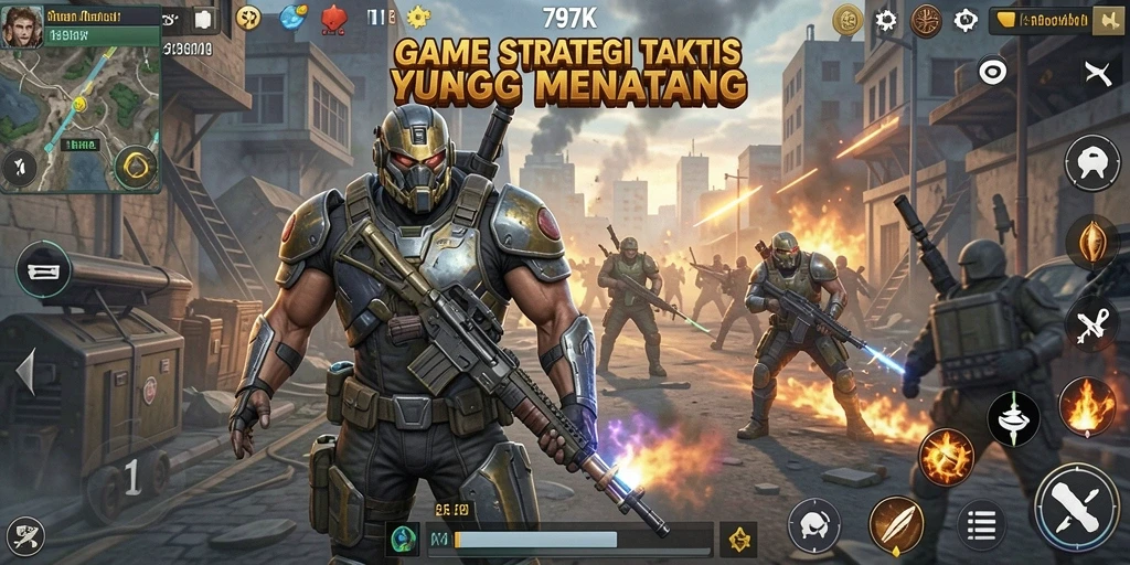 Tampilan gameplay mendebarkan dalam 797K dengan strategi yang mendalam.