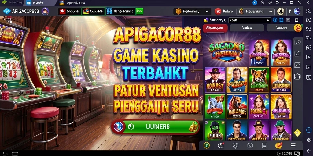 Screenshot gameplay APIGACOR88 yang seru dan mendebarkan.