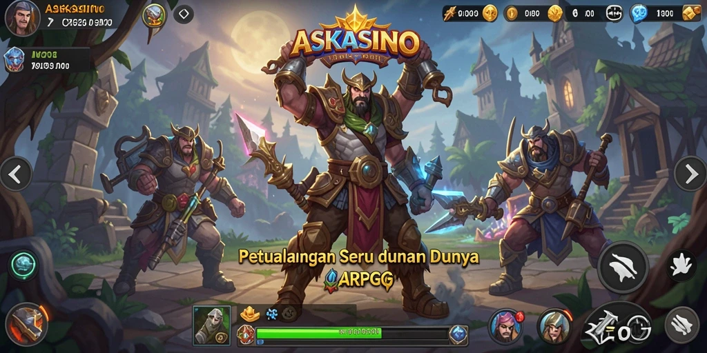 Gameplay seru dalam <strong>ASKASINO</strong> yang penuh aksi ARPG.