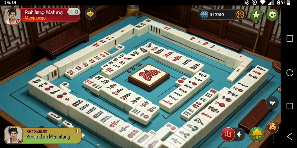 Screenshot BENGKEL69 menampilkan gameplay Mahjong yang menarik dan menantang.