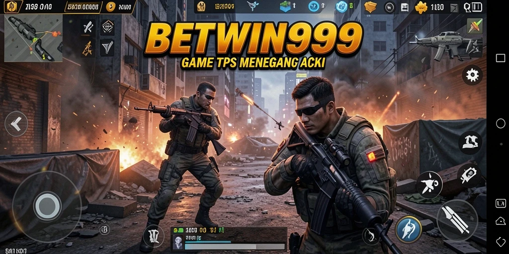Screenshot game BETWIN999 menampilkan aksi seru dalam permainan TPS.