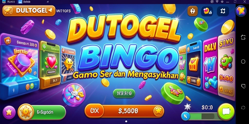 Screenshot utama DULTOGEL menampilkan aksi seru Bingo.
