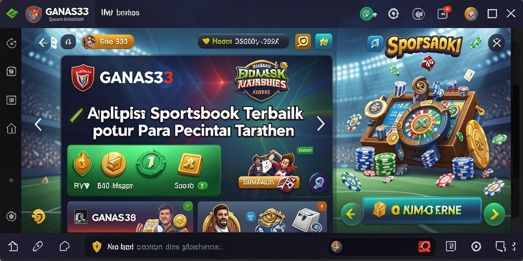 Tampilan menarik dari gameplay taruhan olahraga GANAS33.