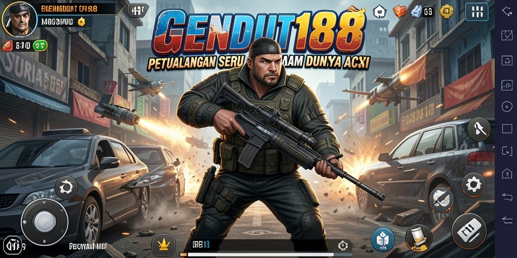 Tampilan aksi seru dalam GENDUT188 dengan grafis menawan.
