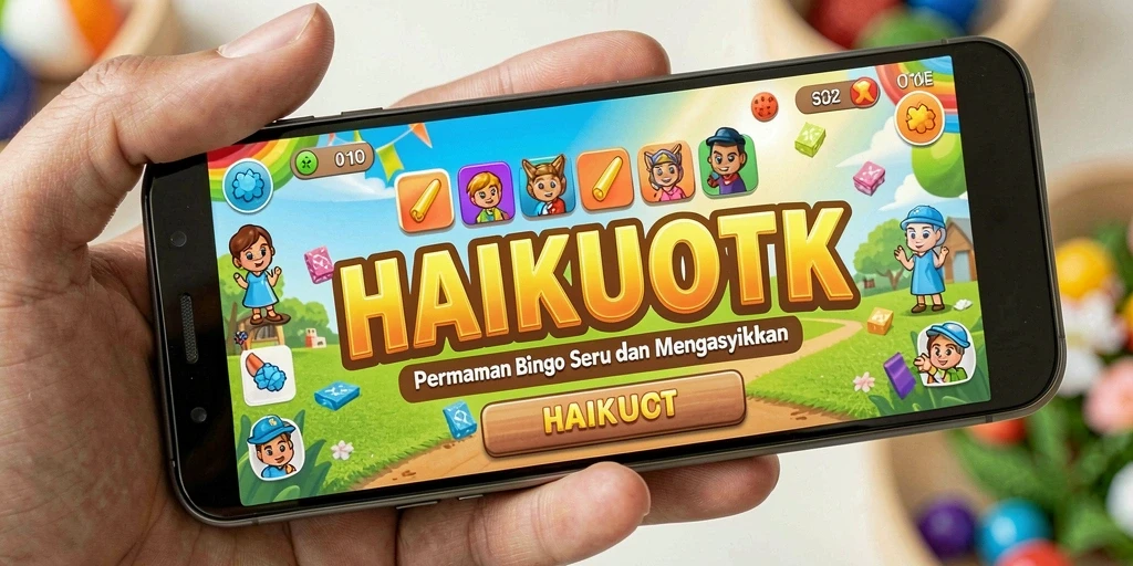Tangkapan layar gameplay HAIKUOTK yang menampilkan suasana permainan Bingo yang seru.