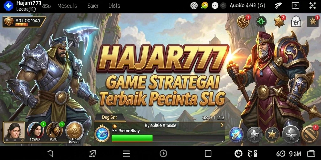 Screenshot gameplay menarik di dalam HAJAR777 menampilkan fitur SLG.
