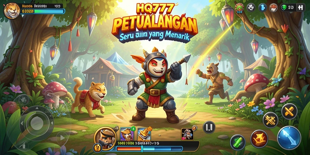 Menampilkan gameplay seru dan petualangan menantang di HQ777.