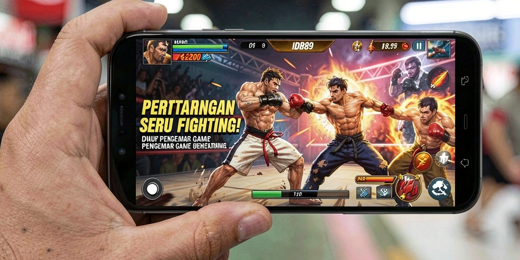 Tampilan gameplay dari IDR89 dengan aksi pertarungan seru.