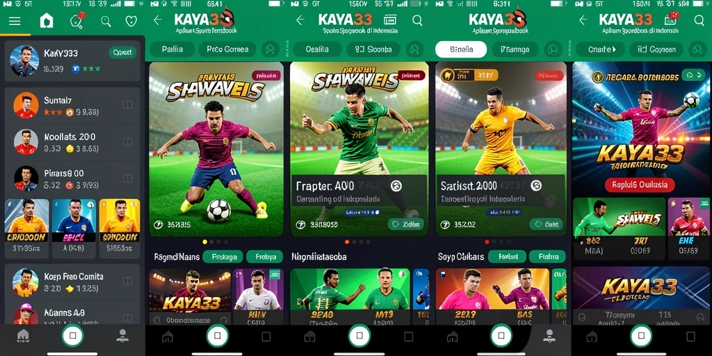 Tampilan gameplay taruhan olahraga yang menarik di KAYA33.