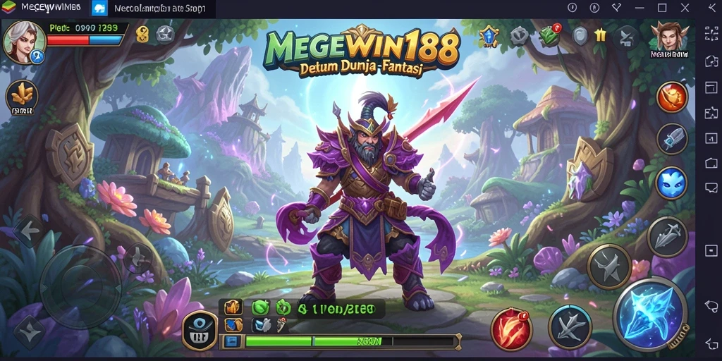 Screenshot gameplay MEGEWIN188 menampilkan petualangan yang mendebarkan.