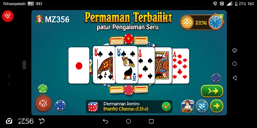 Tampilan seru dari gameplay MZ356 yang mendebarkan.