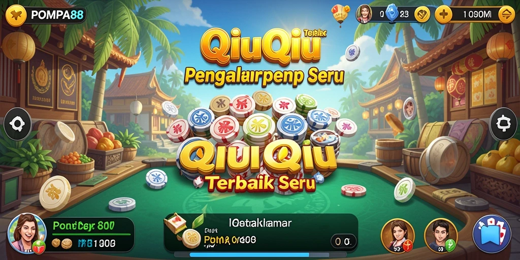 Screenshot gameplay seru POMPA88 dengan fitur QiuQiu.