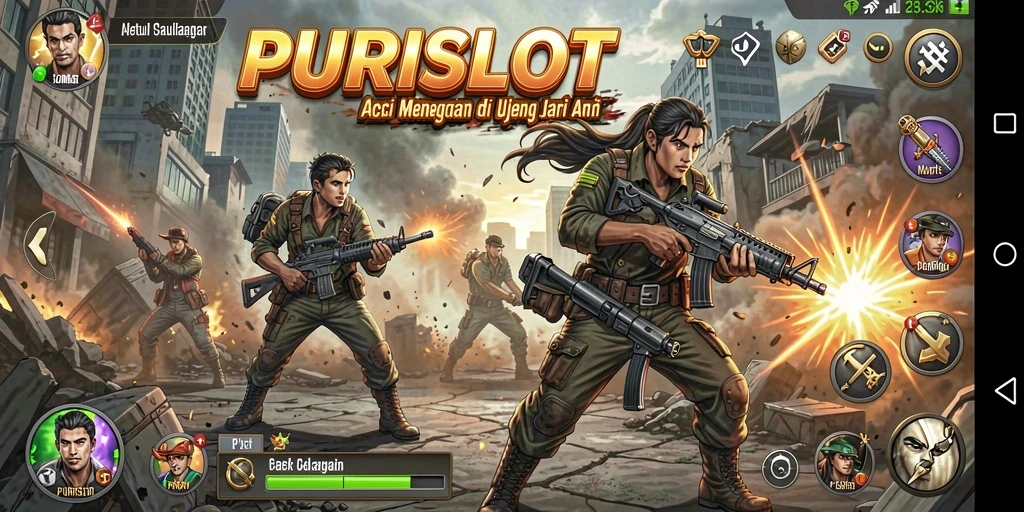 Cuplikan gameplay menegangkan dari PURISLOT di aksi.