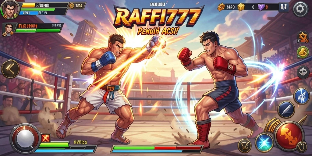 Gameplay Fighting yang mendebarkan dan penuh aksi di RAFFI777.