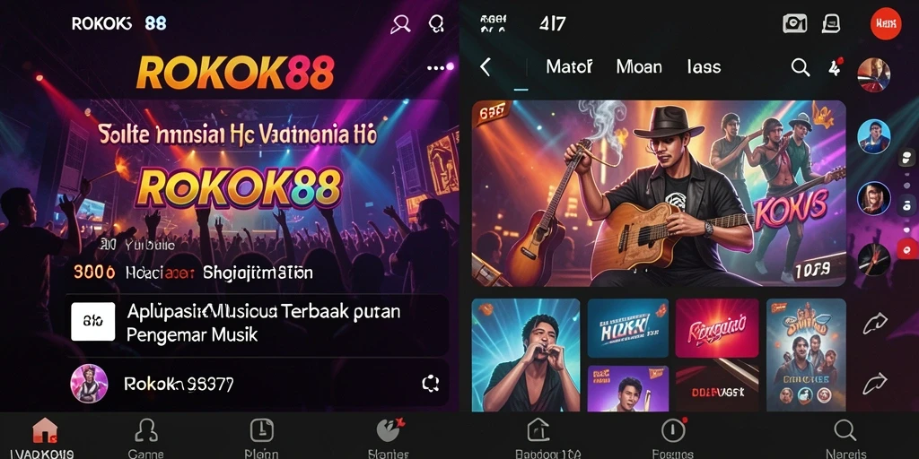 Screenshot gameplay <strong>ROKOK88</strong> menunjukkan aksi intens saat bermain musik.