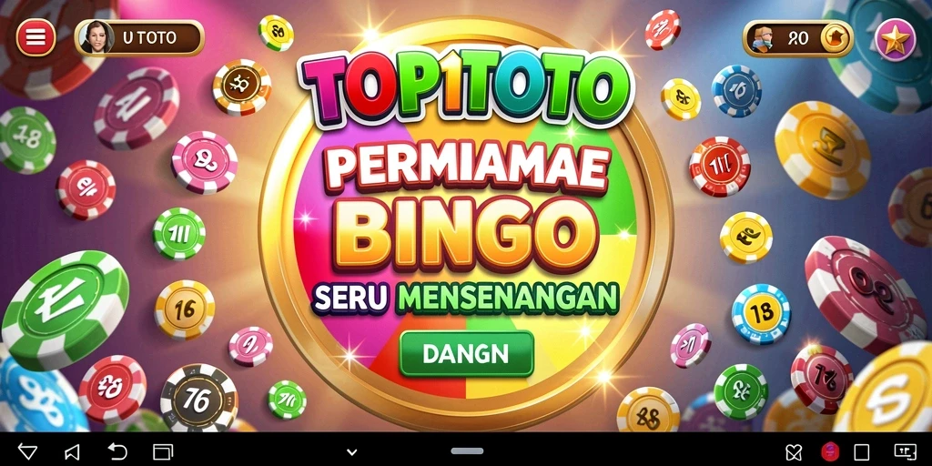 Tampilan gameplay seru di TOP1TOTO saat bermain Bingo.