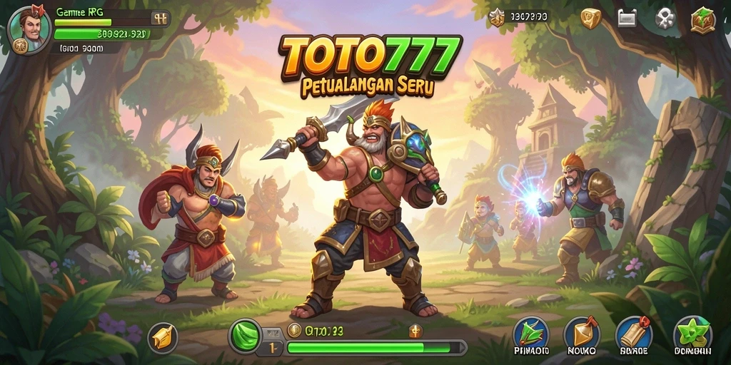 Tangkapan layar TOTO777 menunjukkan pertempuran epik dalam dunia fantastis.