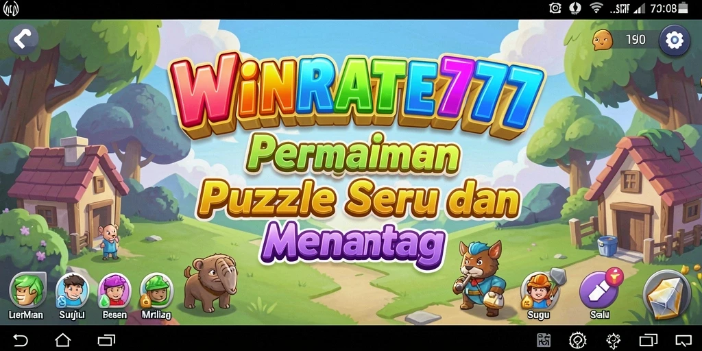 Tangkapan layar gameplay <strong>WINRATE777</strong> menunjukkan tantangan Puzzle yang menarik.